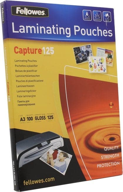Fellowes <53075> Пакеты для ламинирования (A3, 125мкм, уп. 100 шт)