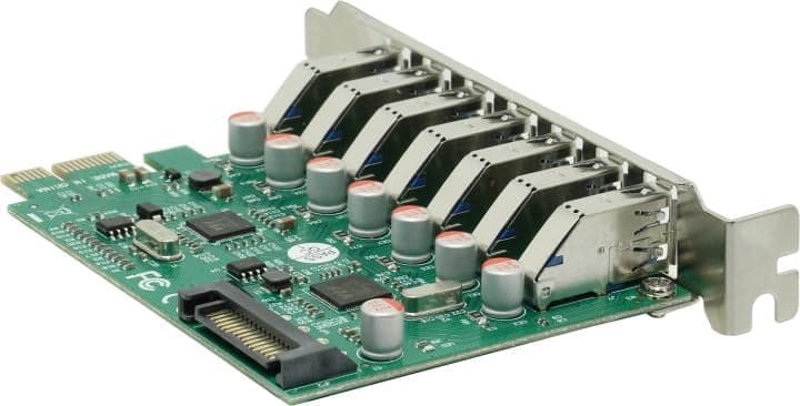 Orient VA-3U7PE (RTL) PCI-Ex1, USB3.0 7 port-ext