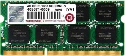 Оперативная память 4GB DDR-III 1333MHz Transcend SO-DIMM (TS512MSK64W3N) OEM