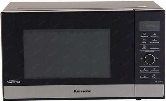 Panasonic <NN-GD38HSZPE> Микроволновая печь (инверторная, 1000Вт, 23л, LCD)