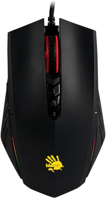 Bloody Optical Gaming Mouse <A70 Black/Activated> (RTL) USB 8btn+Roll