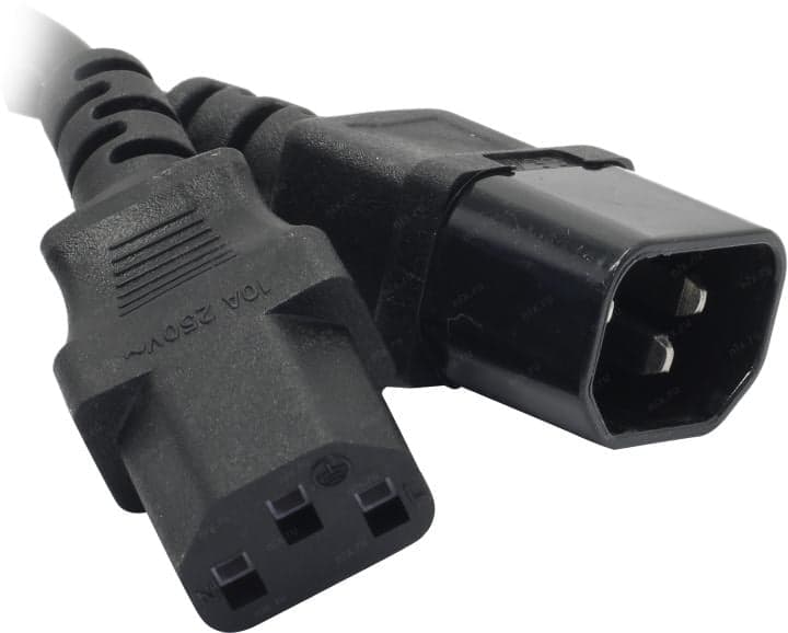VCOM <CE001-CU0.75-3м> Кабель UPS -> устройство 220V (IEC-320-C13--> IEC-320-C14) 3м