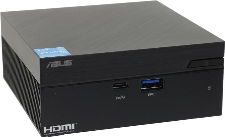 ASUS PN41-B <90MR00IA-M00810> (Celeron N4505, 2.0 ГГц, HDMI, DP, 2.5+1GbLAN, 2DDR4 SODIMM)