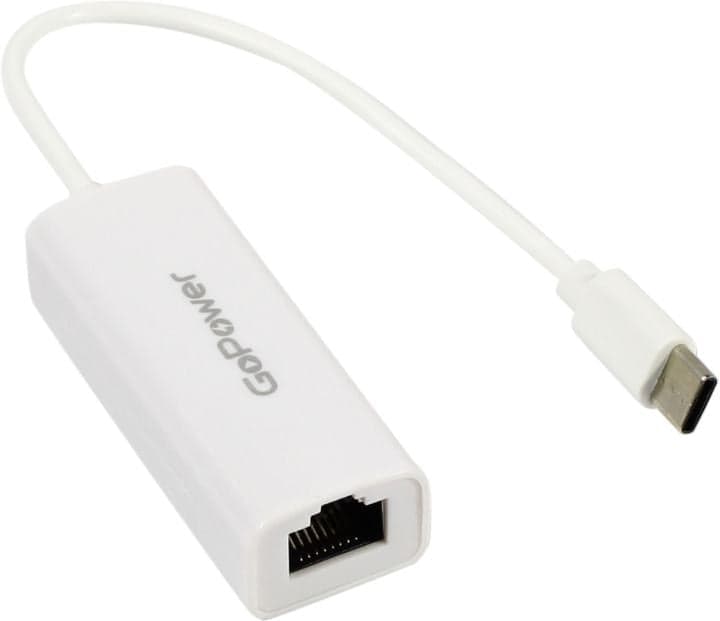 GoPower <00-00029633> Кабель-адаптер USB-C --> UTP 100Mbps