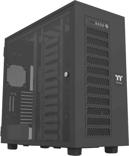 CA-11B-00F1WN-00 Thermaltake AX700 Glass черный без БП XL-ATX 18x120mm 18x140mm 2x200mm 4xUSB3.0 audio bott PSU