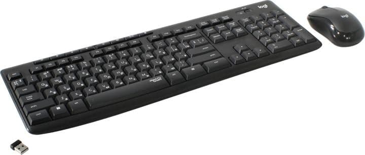 Logitech Wireless Combo MK295 (Кл-ра, FM,USB+Мышь 3кн,Roll,FM,USB) <920-009813>