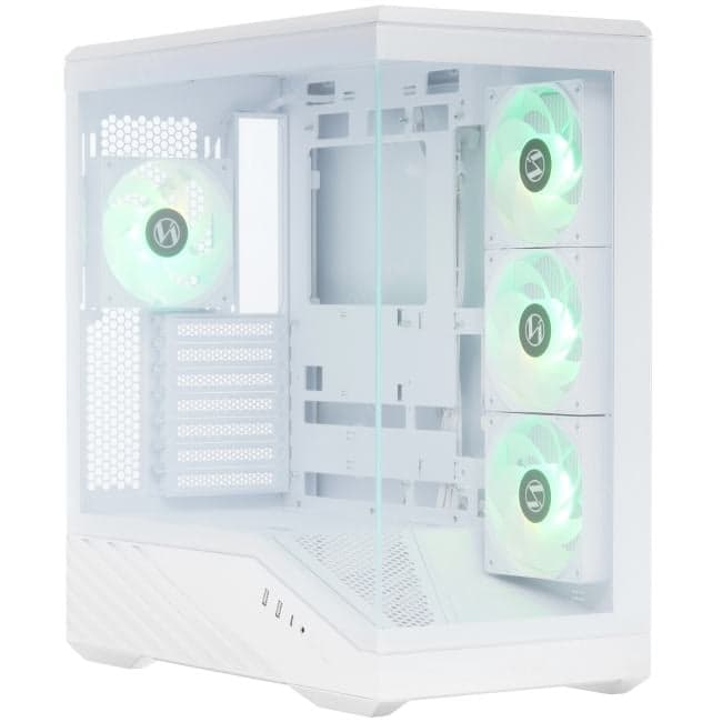 Miditower LIAN LI V100RW <G99.V100RW.R1> White ATX без БП