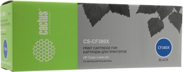 Картридж Cactus CS-CF380X Black для Color HP LJ Pro M476dn/nw/dw