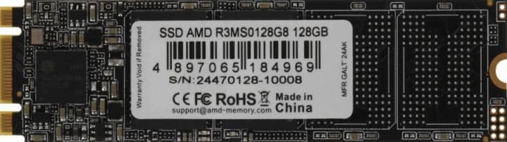 SSD 128 Gb M.2 2280 B&M 6Gb/s AMD Radeon R3 <R3MS0128G8>
