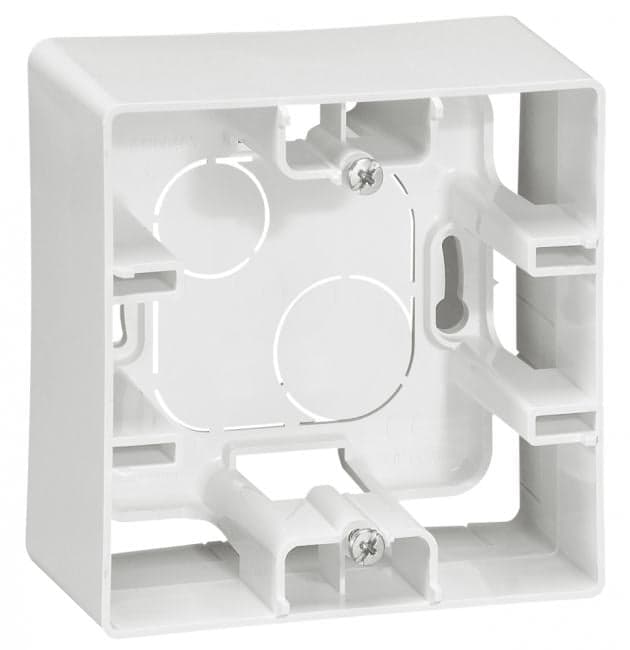 Legrand 672510 ETIKA Коробка/накл. монтаж 1 пост