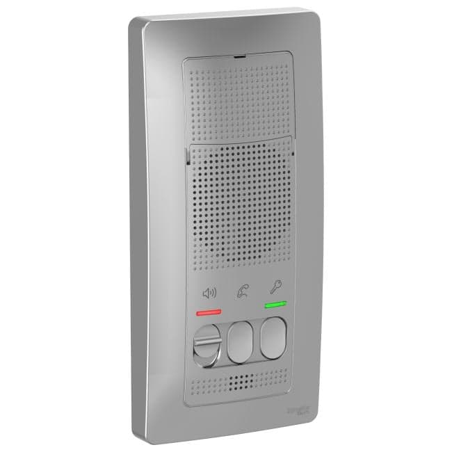 Schneider Electric BLNDA000013 BLANCA ПЕРЕГОВОРНОЕ УСТРОЙСТВО (ДОМОФОН), настен.монтаж, 4,5В, АЛЮМИНИЙ