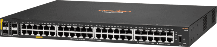 HP Enterprise JL675A#ABB Aruba 6100 48G CL4 4SFP+ Swch