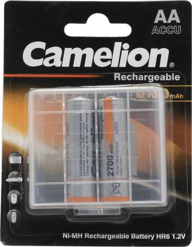 Аккумулятор Camelion NH-AA2700BP2 (1.2V,2700mAh) NiMH, Size "AA" <уп. 2 шт>