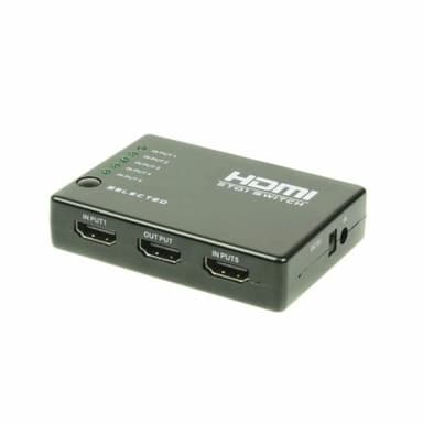 Коммутатор OSNOVO SW-Hi5012 HDMI (5вх./1вых.) с поддержкой HDMI 1.4, HDCP 1.2, разрешение до 4Kx2K(30Гц)