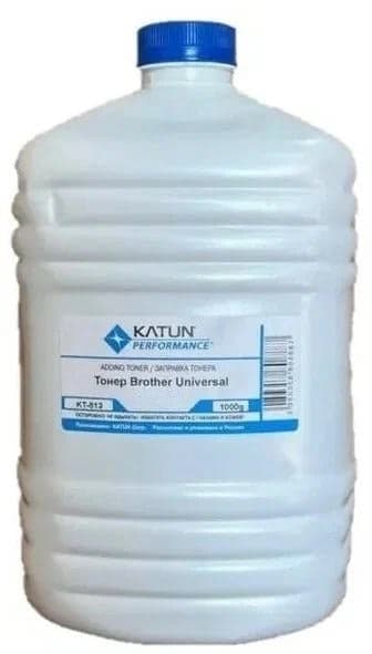 KT-812 Тонер Brother Universal (TN-2075/2080/2090/1075/2335/2375/3130/3170/3230/3280/3330/3380) (кан. 1кг) Katun фас.Ро