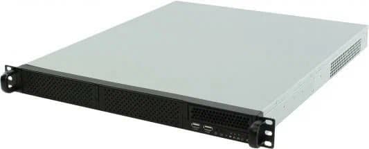 RE148-B-0 Корпус 1U server case, черный, без блока питания, глубина 480мм, MB 12"x9.6", вентиляторы 3*40х28 PWM