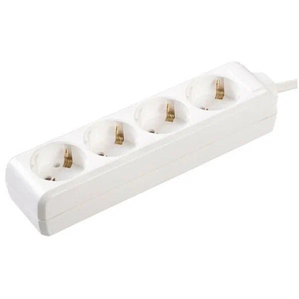 Удлинитель IEK WYP10-16-04-03-Z-N 4х3м с заземл. 16А IP20 У04 2P+PE 250В 3х1