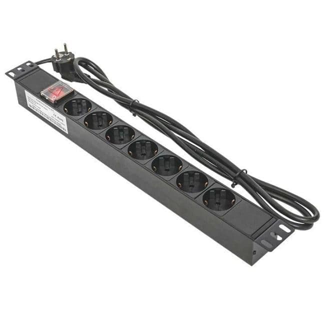 Блок розеток EKF TRC-HPD-LS-16A-7SH-2MSH